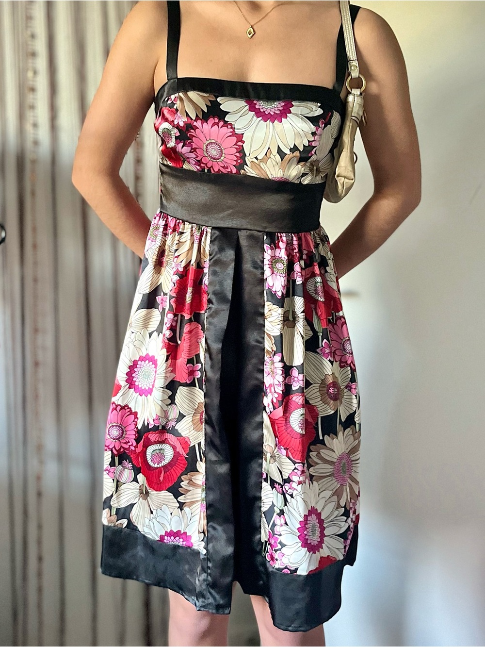 vintage fire los angeles floral dress